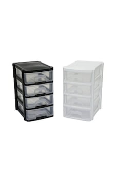 Tonton - Mini Çekmece 4 Katlı 10.3x13.9x16.6cm 1464533 Tonton - Mini Çekmece 4 Katlı 10.3x13.9x16.6cm 1464533