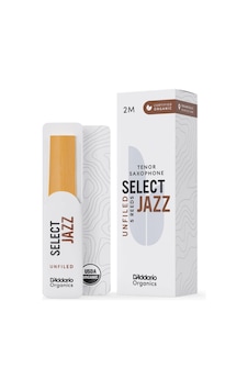 D\'addario Woodwinds Organic Select Jazz Unfiled Tenor Saksafon Kamışı No:2 Medium D\'addario Woodwinds Organic Select Jazz Unfiled Tenor Saksafon Kamışı No:2 Medium