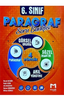 Mozaik Yayınları 6. Sınıf Paragraf Soru Bankası Mozaik Yayınları 6. Sınıf Paragraf Soru Bankası