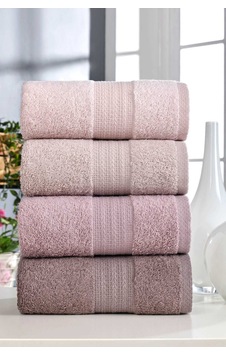 4 Lü El Yüz Havlu Seti %100 Pamuklu Gökkuşağı 50x85 Cm Pudra 11 4 Lü El Yüz Havlu Seti %100 Pamuklu Gökkuşağı 50x85 Cm Pudra 11