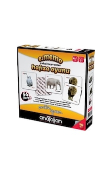Anatolian E.Memo Vahşi Hayvanlar Hafıza Oyunu 54 Parça