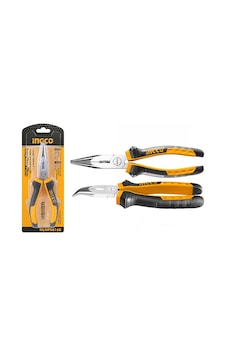 Ingco HBNP08168 Eğri Kargaburun Pense 160 MM Ingco HBNP08168 Eğri Kargaburun Pense 160 MM