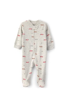 Carter's Erkek Bebek Fermuarlı Patikli Tulum Gri 1v244810 Carter's Erkek Bebek Fermuarlı Patikli Tulum Gri 1v244810