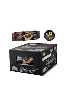 Burçak Bitter Çikolatalı Yulaflı Bisküvi 114 G X 12 Adet Burçak Bitter Çikolatalı Yulaflı Bisküvi 114 G X 12 Adet