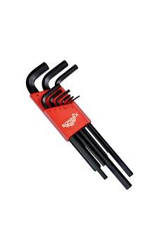 Sonmix Uzun Düz Allen Takımı 180 Mm 9 Parça