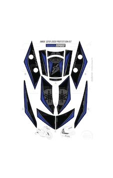 Yamaha Xmax 2018 2020 Mavi Tank Pad Xy013b Yamaha Xmax 2018 2020 Mavi Tank Pad Xy013b