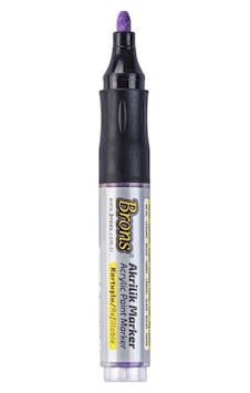 Akrilik Marker 4 Mm Yuvarlak Uç Mor Akrilik Marker 4 Mm Yuvarlak Uç Mor