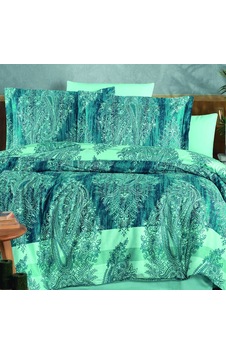 Maxstyle Saten Deluxe Maria Çift Kişilik Nevresim Takımı Yeşil Maxstyle Saten Deluxe Maria Çift Kişilik Nevresim Takımı Yeşil