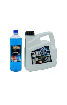 powerten yeşil antifiriz 3 lt  camsuyu 1 lt