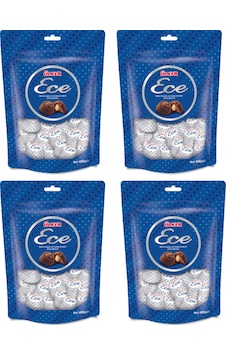 Ülker Ece İkramlık Bütün Fındıklı Sütlü Çikolata 4 x 350 G Ülker Ece İkramlık Bütün Fındıklı Sütlü Çikolata 4 x 350 G