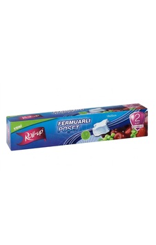 Şeylişeyler - Roll-up Fermuarlı Poşet 22x18cm 10'lu 6 Paket