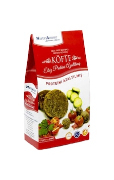 NutrAmor Düşük Proteinli ve Glutensiz Etsiz Köfte 120 G NutrAmor Düşük Proteinli ve Glutensiz Etsiz Köfte 120 G