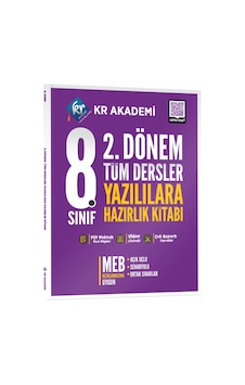 8. Sınıf 2. Dönem Tüm Dersler Yazılılara Hazırlık Kitabı 8. Sınıf 2. Dönem Tüm Dersler Yazılılara Hazırlık Kitabı