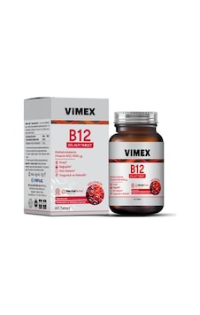Vimex B12 Dil Altı 60 Tablet Vimex B12 Dil Altı 60 Tablet