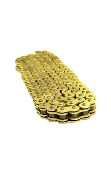 Motosiklet Teker Zinciri 428 / 128 Bakla Oringli Gold Zincir 428 128 L Supermoto