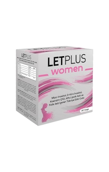 Letplus İnositol Woman Folik Asit İçeren Takviye Edici Gıda 30 Şase