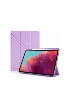 S9 X810 X816 X818 İle Uyumlu Kılıf Kalem Bölmeli Trifolding Case Lila Sku: Zeusb0f8bz2mq4 Arka Kapak
