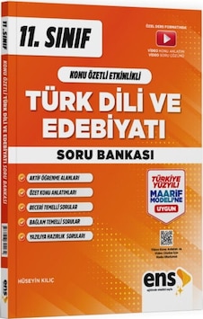 Ens Yayıncılık 11. Sınıf Türk Dili Ve Edebiyatı Konu Özetli Etkinlikli Soru Bankası Ens Yayıncılık 11. Sınıf Türk Dili Ve Edebiyatı Konu Özetli Etkinlikli Soru Bankası