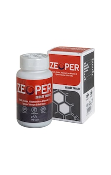 Zeoper Zeolit. Çinko. Vitamin D Ve Vitamin K Takviye Edici Gıda