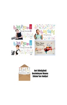 Sevinç Ereren 4 Kitap Set / Kolay Piyano 1-2 - Kolay Solfej + Okuma Sticker'ları Sevinç Ereren 4 Kitap Set / Kolay Piyano 1-2 - Kolay Solfej + Okuma Sticker'ları