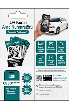 Gözcü Qr Kodlu Araç Numaratörü Gözcü Qr Kodlu Araç Numaratörü
