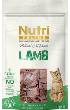 Nutri Feline Lamb Kuzu Etli Tahılsız Kedi Ödülü 50 Gr. Nutri Feline Lamb Kuzu Etli Tahılsız Kedi Ödülü 50 Gr.