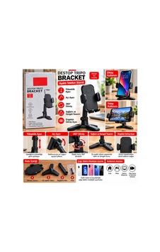 Yt-al32 Ayaklı Masaüstü Telefon Standı 360 Döner Yükseklik Ve Açı Ayarlı Telefon Tutucu Siyah - 936461329 Siyah Yt-al32 Ayaklı Masaüstü Telefon Standı 360 Döner Yükseklik Ve Açı Ayarlı Telefon Tutucu Siyah - 936461329 Siyah