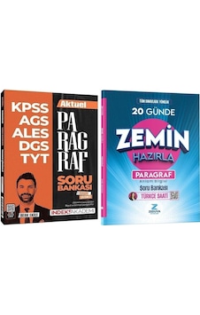 Zeduva + İndeks Yks Tyt Kpss Türkçe Saati Paragraf Anlam Bilgisi 20 Günde Zemin Hazırla Soru Bankası 2 Kitap Set - Öznur Saat Yıldırım Zeduva + İndeks Akademi Yayınları