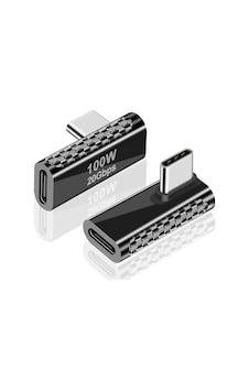 Type C Dişi Erkek Çevirici Usb C Dik Açılı 20gbps 90 Derece Adaptör 100w Type C Dişi Erkek Çevirici Usb C Dik Açılı 20gbps 90 Derece Adaptör 100w