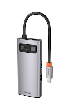 Baseus Metal Gleam 4in1 Multifonksiyonel Type-C Hub Dock Station Baseus Metal Gleam 4in1 Multifonksiyonel Type-C Hub Dock Station