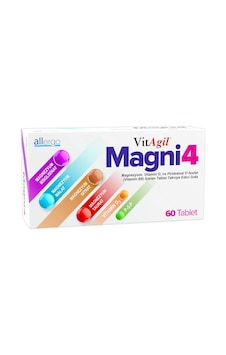 Allergo Vitagil Magni4 Magnezyum Vitamin D3 P5p 60 Tablet Allergo Vitagil Magni4 Magnezyum Vitamin D3 P5p 60 Tablet