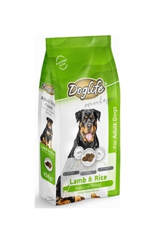 Doglife Kuzu Etli ve Pirinçli Yetişkin Köpek Maması 15 KG Doglife Kuzu Etli ve Pirinçli Yetişkin Köpek Maması 15 KG