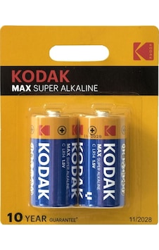 Kodak Kc-2 Max Serisi Alkalin Orta Boy C Pil 2'li
