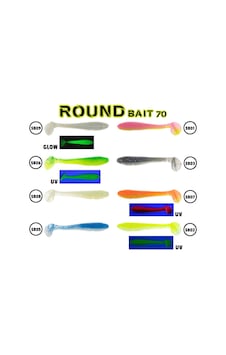 Fujin Round Bait 7cm Silikon Yem Fujin Round Bait 7cm Silikon Yem
