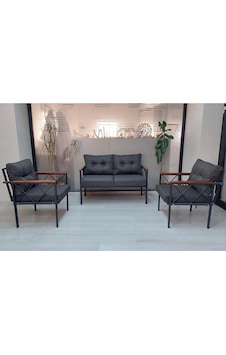 Safir Balkon-bahçe-kafe-çay Seti-koltuk Takımı-oturma Grubu-ofis Koltuğu Antrasit Safir Balkon-bahçe-kafe-çay Seti-koltuk Takımı-oturma Grubu-ofis Koltuğu Antrasit