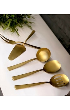 Roy Kıng Venus 5 Prç Mat Gold Titanyum Sos Takımı YTK002 Roy Kıng Venus 5 Prç Mat Gold Titanyum Sos Takımı YTK002