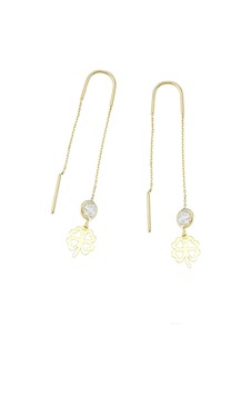 Glorria Altın Yonca Küpe N11.11224 Glorria Altın Yonca Küpe N11.11224