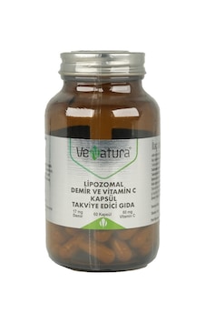 Venatura Lipozomal Demir Ve Vitamin C 60 Kapsül Venatura Lipozomal Demir Ve Vitamin C 60 Kapsül