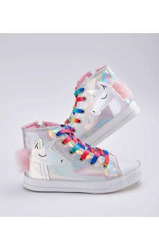Denokids Unicorn Hologramlı Kız Sneakers Denokids Unicorn Hologramlı Kız Sneakers