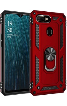 Oppo A12 Kılıf Zore Vega Kapak Kırmızı Oppo A12 Kılıf Zore Vega Kapak Kırmızı