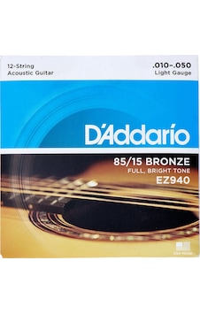 Daddario Ez940 12 Telli Akustik Gitar Teli Daddario Ez940 12 Telli Akustik Gitar Teli