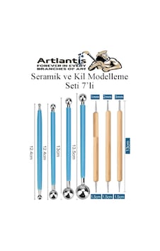 Top Uçlu Seramik Ve Kil Modelleme Seti 7 Li 1 Paket Polimer Kil Şekillendirme Çömlek Oyma Çiçek Marzipan Mandala Top Ütü Top Uçlu Seramik Ve Kil Modelleme Seti 7 Li 1 Paket Polimer Kil Şekillendirme Çömlek Oyma Çiçek Marzipan Mandala Top Ütü
