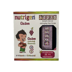 Nutrigen Üzüm Pediatrik Şurup 200 ML + Aquas Enerjetik Day Cream SPF15 75 ML Nutrigen Üzüm Pediatrik Şurup 200 ML + Aquas Enerjetik Day Cream SPF15 75 ML
