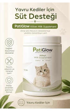 Patiglow Yavru Kedi Süt Tozu 250 G Patiglow Yavru Kedi Süt Tozu 250 G
