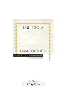 Kitapstore Nasıl Ölünür? Karton Kapak / Emile Zola Kitapstore Nasıl Ölünür? Karton Kapak / Emile Zola