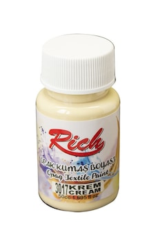 Rıch Akrilik Kumaş Boyası 3017 Krem 50 Cc.