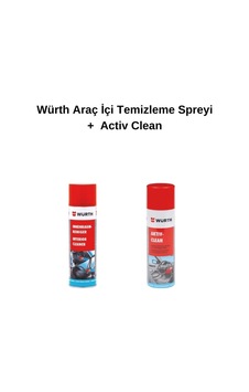 Araç İçi Temizleme Spreyi + Activ Clean Araç İçi Temizleme Spreyi + Activ Clean