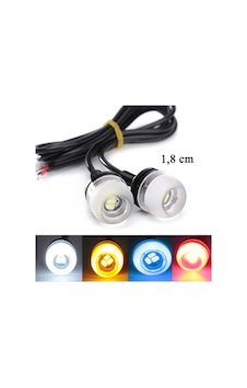 Kartal Gözü Glass Mini Led Aydınlatma Seti 12 Volt Mavi Renk