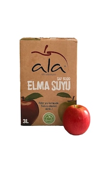 Ala Saf %100 Kırmızı Elma Suyu 3 L