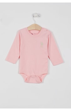U.S. Polo Assn. U.S. Polo Assn Lisanslı Somon Kız Bebek Uzun Kol Body Zıbın Somon U.S. Polo Assn. U.S. Polo Assn Lisanslı Somon Kız Bebek Uzun Kol Body Zıbın Somon